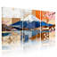 «Mount Fuji and Cherry Blossom», art mural tendu sur toile, ensemble d'inspiration japonaise (ensemble de 3)-1231741116