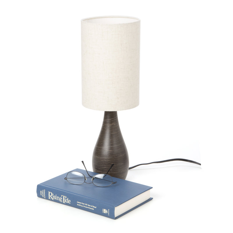 Boniface Ceramic Table Lamp, 17.5" H x 6" W x 6" D