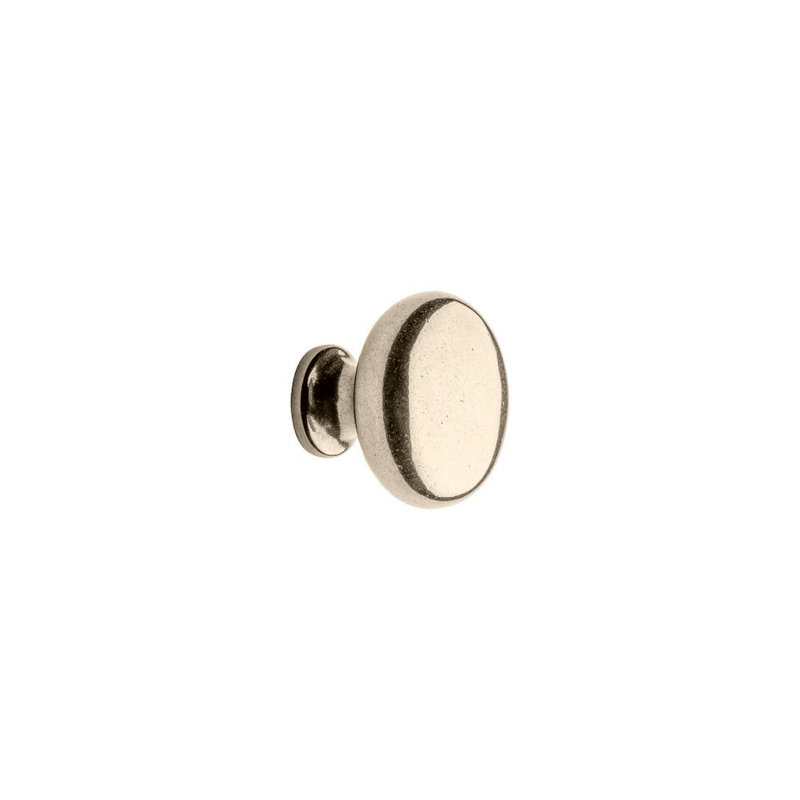 Plymouth Cabinet Knob, White Bronze Light