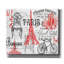 «Paris Tray-2» par Jean Plout, art mural sur toile, 30 po x 26 po-132380300