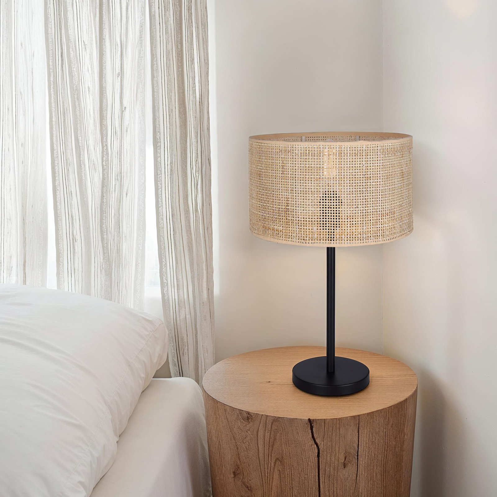 Romola Bedside Lamp, Natural