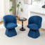 Chaise rembourrée pivotante en velours Dantzler-1966709623