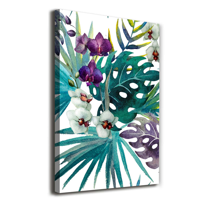 Hawaiian Pattern - Wrapped Canvas Print