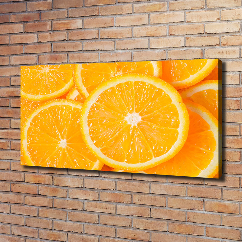 Orange Slices - Wrapped Canvas Print