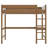 Kimmberly Twin Size Upholstered Loft Bed With Desk