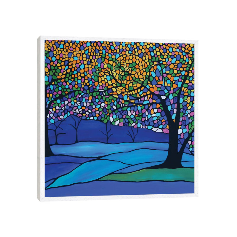 Sunny Daydreams 1 Piece Wall Art on Canvas, 45.72 cm H x 45.72 cm W, White Floater Framed