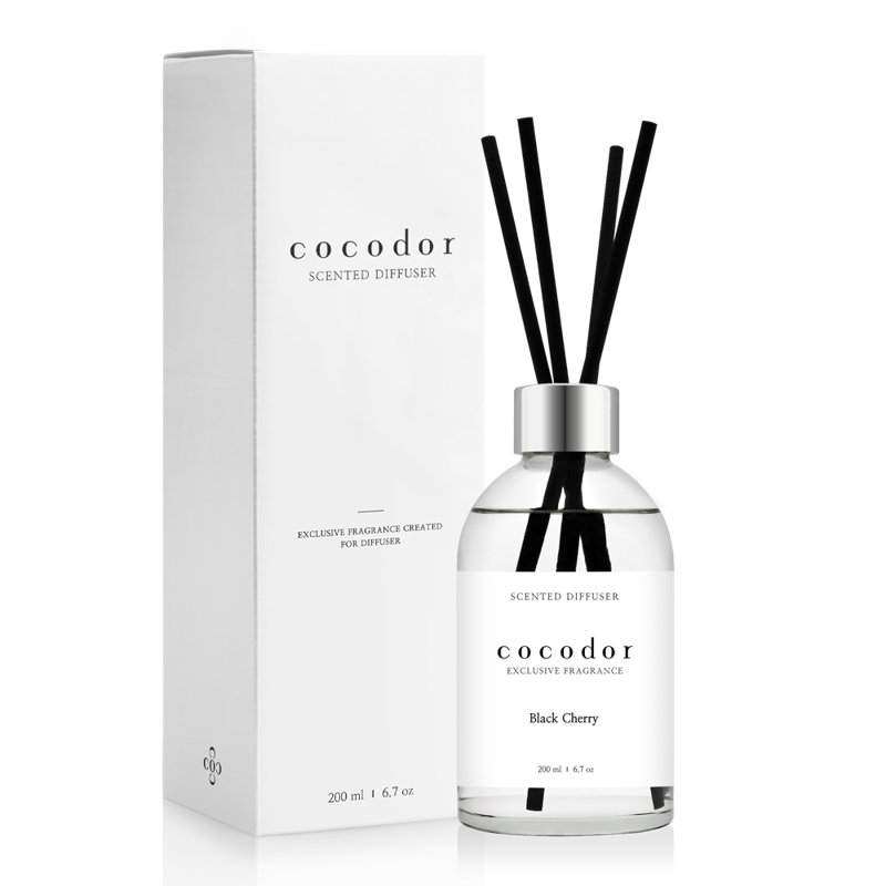 Diffuseur Cocodor White Label 200 ml (6,7 oz) / cerise noire [ensemble de 28], Cerise noir
