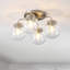 Plafonnier semi-encastré 4 lumières 18 po Ailana-855788806