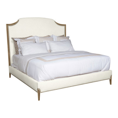 Lillet King Upholstered Low Profile Panel Bed