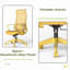Fauteuil de bureau ergonomique 350LBS-1353999989-1353999991