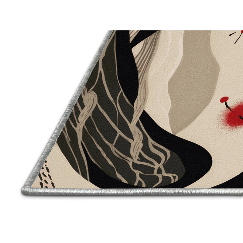 Blushing Waves Rug, Rectangle 8' x 10'