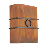 Rustic Lodge Flush Mounted Sconce