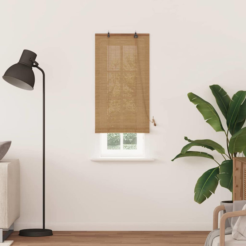 Bamboo Venetian Blind, 220cm L x 60cm W, Light Brown