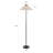 65.4" 2-Light Floor Lamp with Cone-Shaped Shade