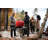 Napoleon TravelQ 285X Portable Propane Gas Grill and Scissor Cart with Griddle-56804823
