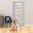 White 24Pairs Over The Door Shoe Organizer