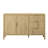 Modern Wave-Pattern Sideboard With 3 Drawers