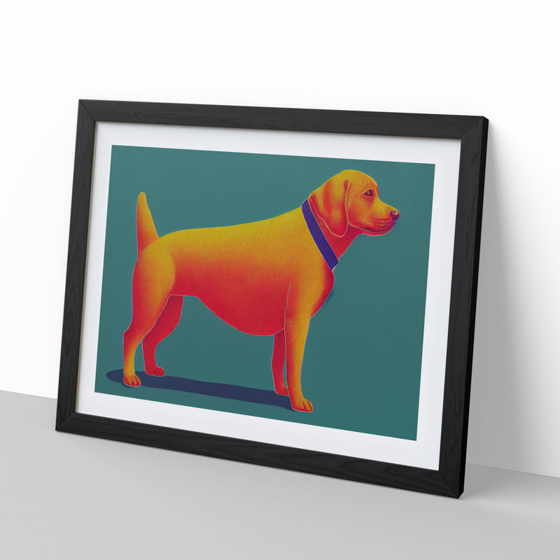 Dog Vol.6 - Framed Print, Black, 34cm H x 46cm W x 2cm D