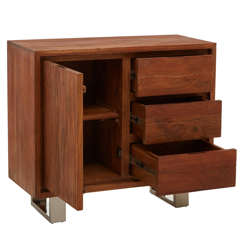 Groveson 92cm Solid Wood Sideboard