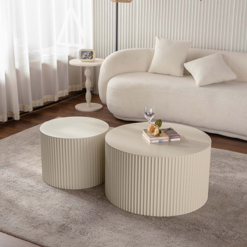 Round Wood Coffee Table