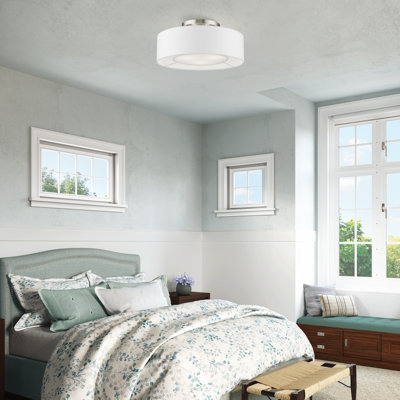 Zamion Fabric Semi Flush Mount