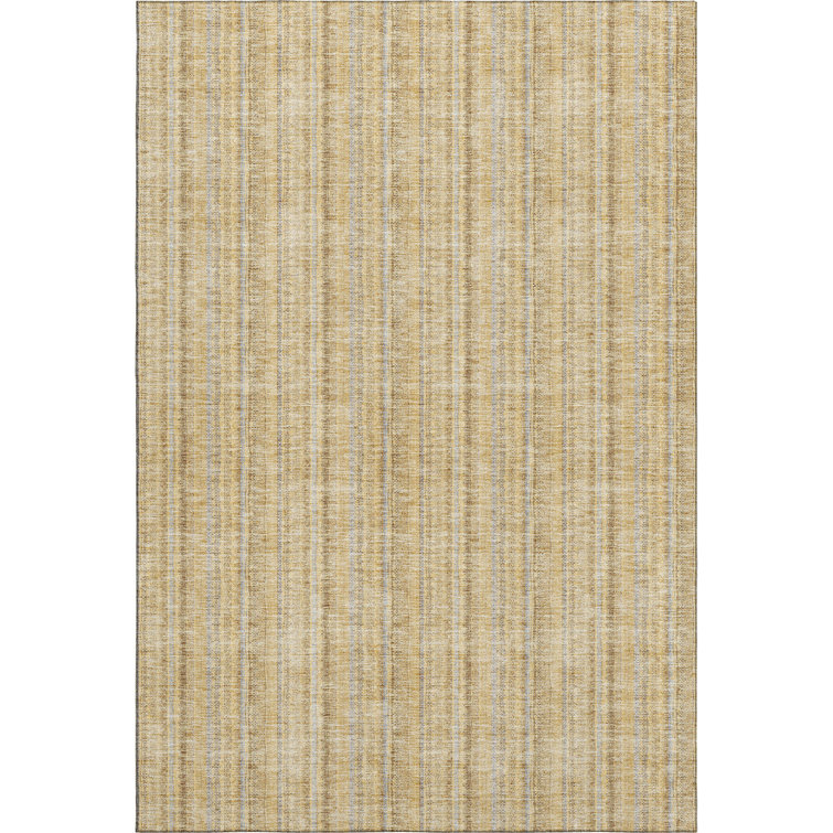 Premium Machine Washable Prisco Wheat Rug