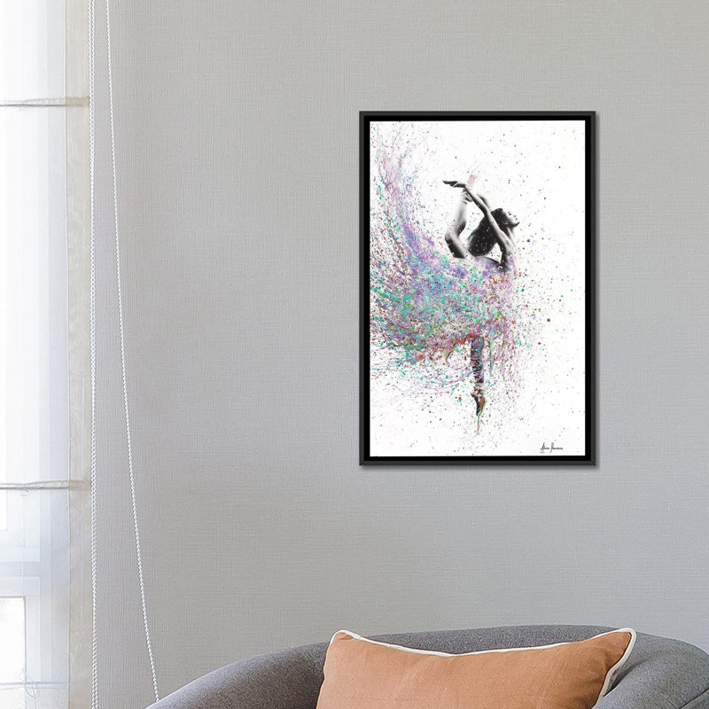 Opal Dance - Reproduction de giclée sur toile tendue avec châssis, H 26 po x l 18 po x P 1,5 po, Toile avec cadre noir