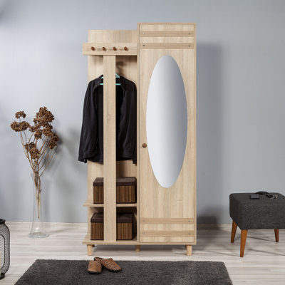 Hall Tree 35.4'' Wide with Shoe Storage