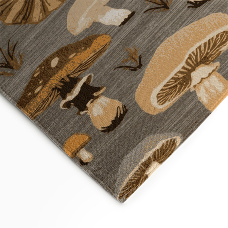 Tapis d'intérieur et d'extérieur brun Nature