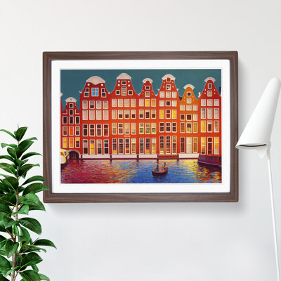 Amsterdam Canal - Framed Print