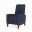 Fauteuil club inclinable manuel en bois de 27 po de largeur-1820871439