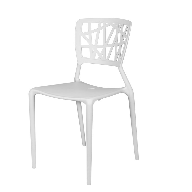 Phoenix Outdoor Stackable Dining Side Chair, Taupe