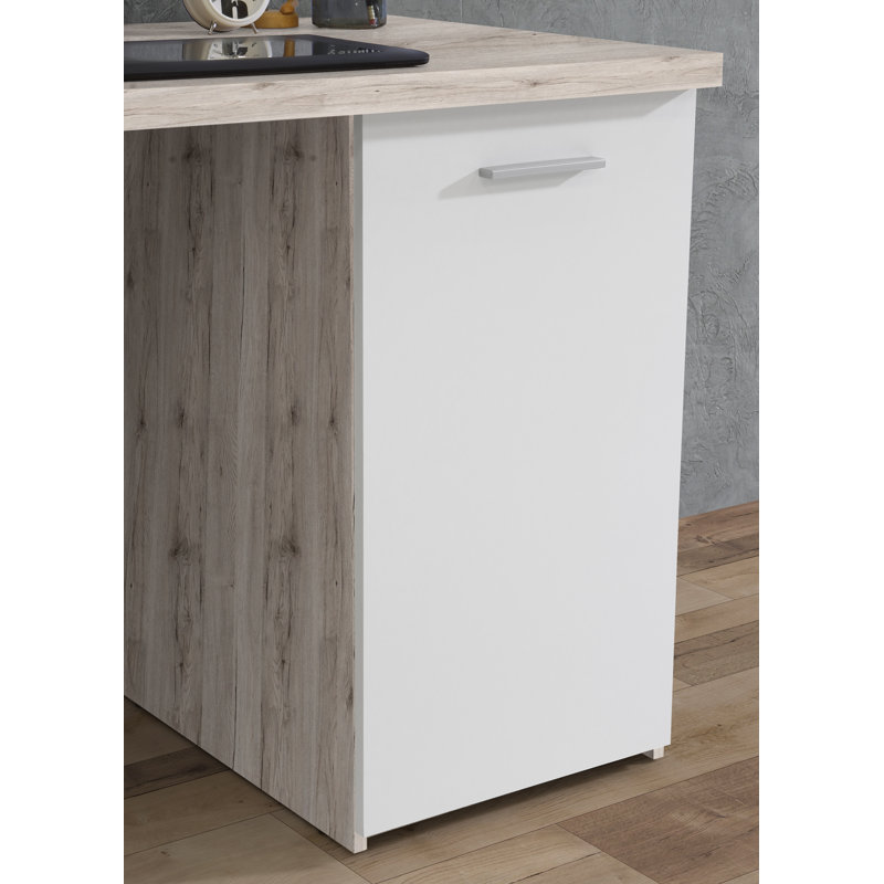 Canonero Computer Desk, Brown/White