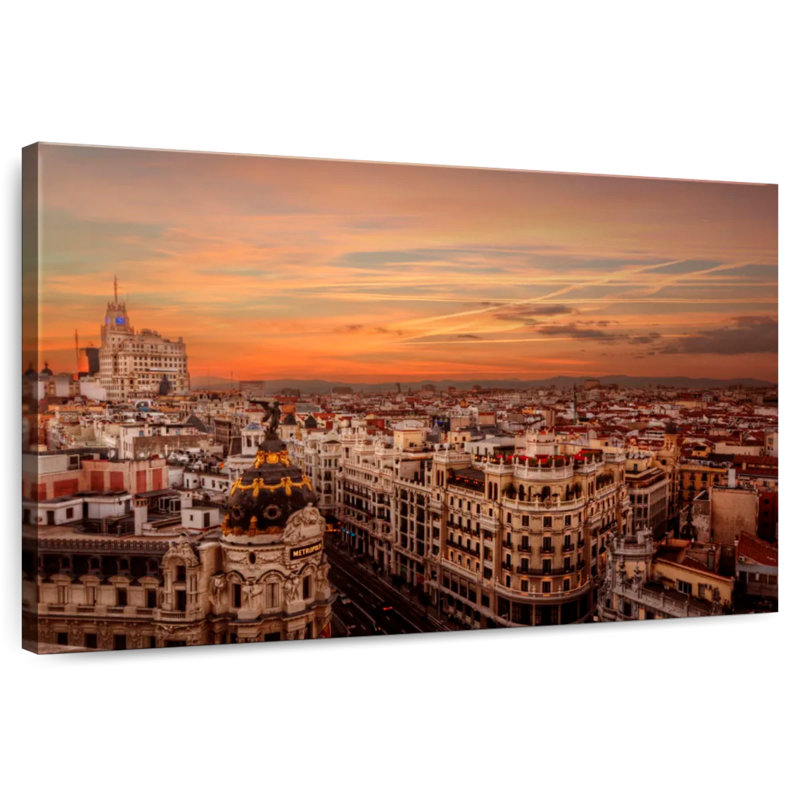 Sireci Madrid Sunset, 26" H x 39" W