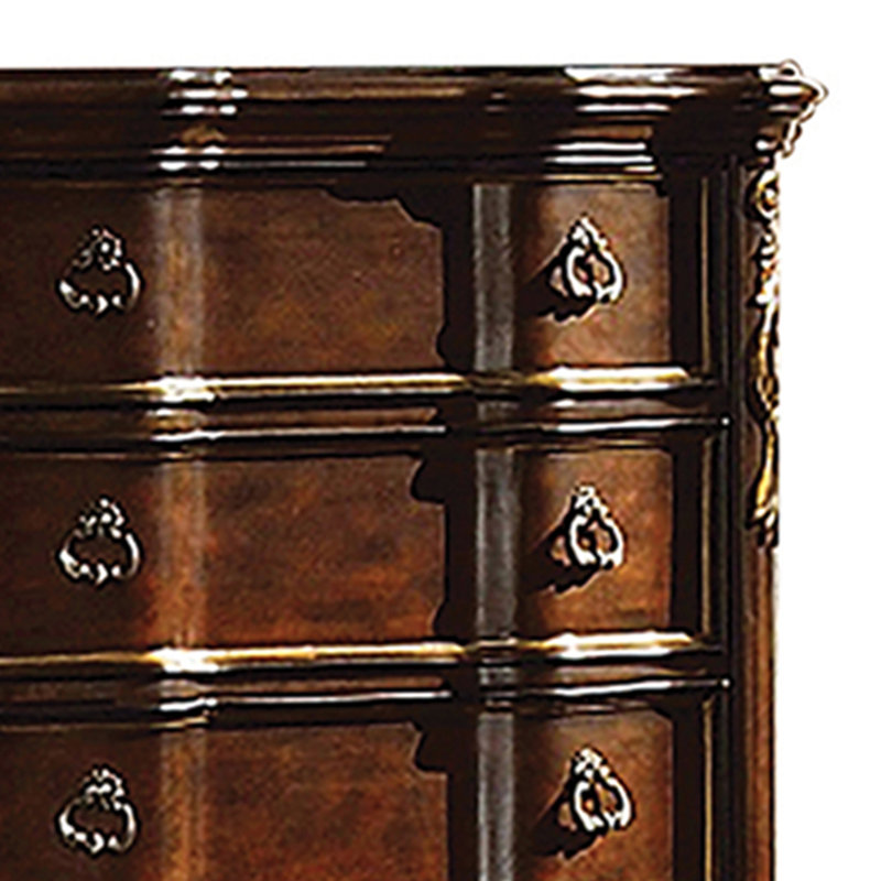 Commode Faxon en noyer foncé