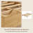 14 Inch Natural Bamboo King Size Bed Frame, Warm Tone Modern Style, Heavy-Duty Platform Bed, Wave-Shaped Design to Prevent Mattress Slipping, Squeak-Free & No Wobble, No Box Spring Needed-1191255075
