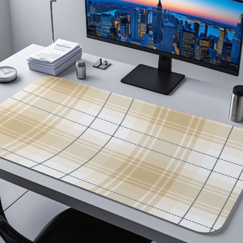 Polyester Desk Pad, 31.5x15.5