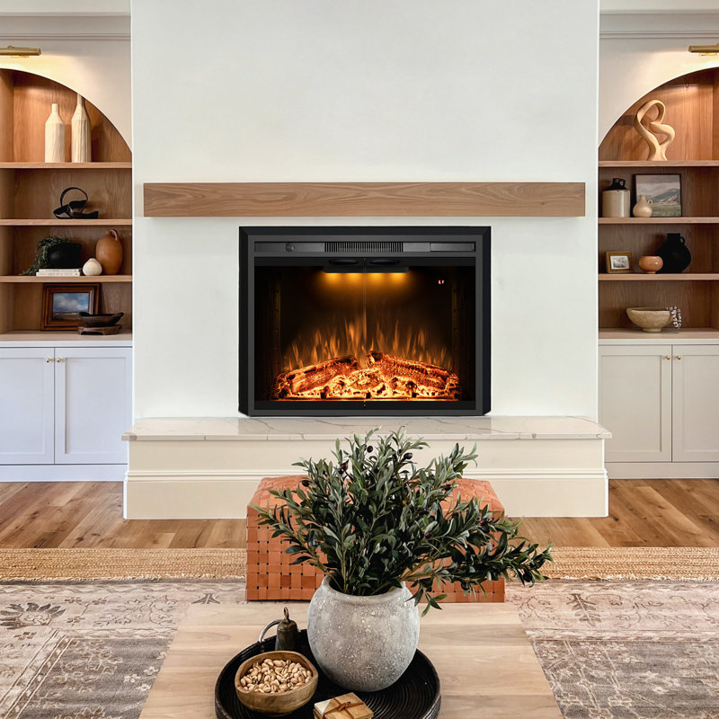 Saladin Electric Fireplace Inserts, 24.72" H x 30.51" W x 8.84" D