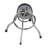 Commercial Grade Chrome Swivel Bar Stool with Vibrant Team Colors  -113702931
