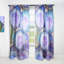 Rideau géométrique de luxe abstrait Luxury Art Fluide Art obscurcissant - 1 panneau-73292494-73292493