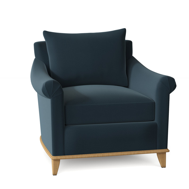 Drake Upholstered Armchair, Amber, Margaret Lagoon