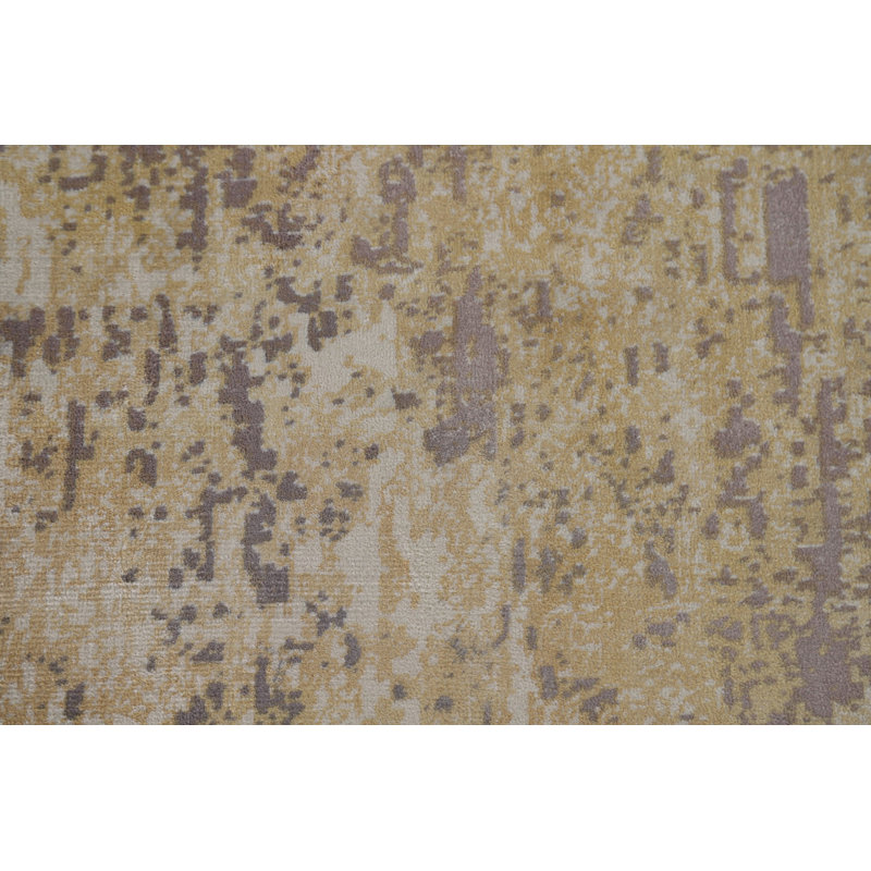 Tapis indien à motif abstrait All-Over