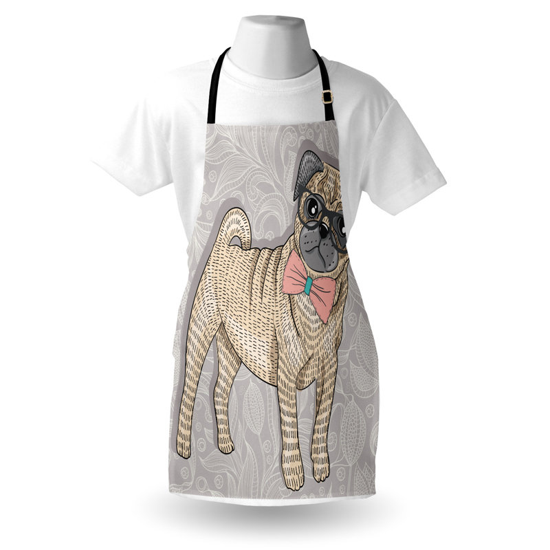 No Pattern Bib Apron