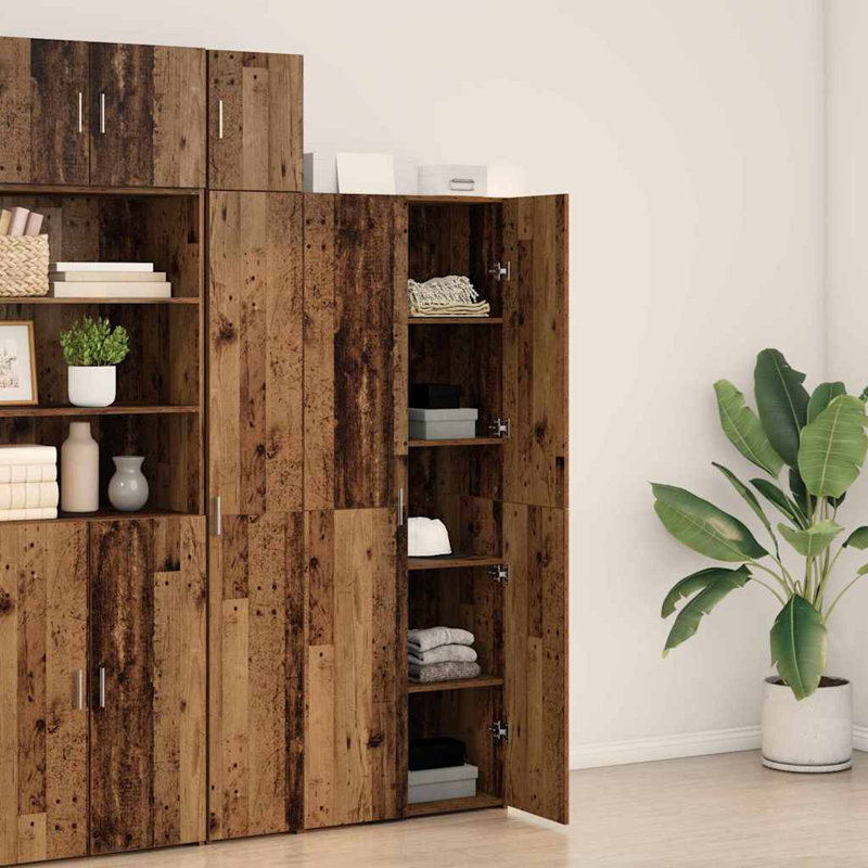 Highboard 70X42.5X185 Cm Engineered Wood, Brown