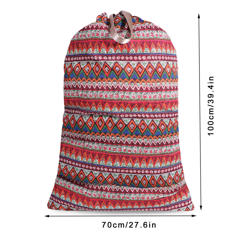 Fabric Laundry Bag, Red