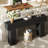 70.9-inch Extra Long Console Table, Farmhouse Sofa Table For Behind Couch, Wooden Entryway Table For Hallway, Foyer Table Accent Table For Entrance, Living Room, Black-1569182345