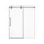 Porte de douche coulissante simple sans cadre-127317741