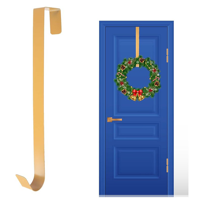 PVC Holiday Shaped Ornament, Gold, 39 cm x 1.5cm x 30cm
