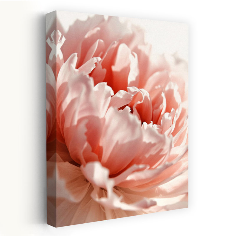 Mercer41 Soft Pink Petals Abstract Delicate Elegant Flower Nature Wall ...