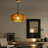 Pimms 1 - Light Brown Drum Pendant-836237008